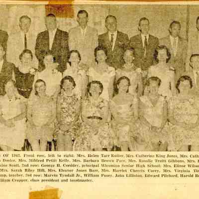 Newspaper Clipping, “Reunion- Class of 1942” Snow Hill High School, June 30, 1960