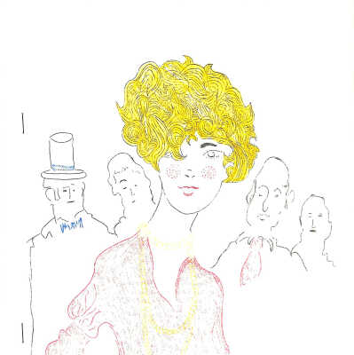 Program, Senior Class Play “Gentlemen Prefer Blondes”, Snow Hill High School, 1969