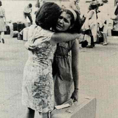Newspaper clipping, “Who said parting is such sweet sorrow?,” 1974