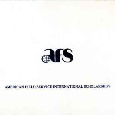 Invitation, AFS International Scholarships Breakfast, May 1976