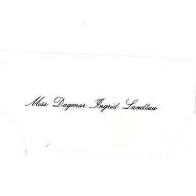 Commencement invitation & envelope, Snow Hill High School, Dagmar Landtau, Jun 1975