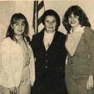Newspaper clipping, AFS students speak at Pocomoke Woman’s club, Apr. 1981