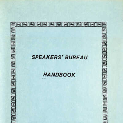 Speaker’s Bureau Handbook WCPS