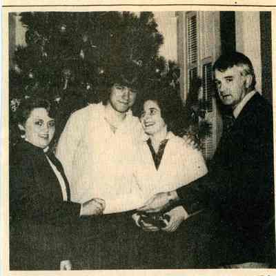 Newspaper clipping, Pocomoke Junior Women’s Club and Pocomoke AFS Chapter, 1984