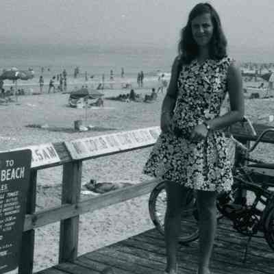 Photograph of Christa Mader at Bethany Beach