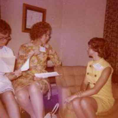 Photograph of Elaine Payne and Randi Svinelid, May 1972