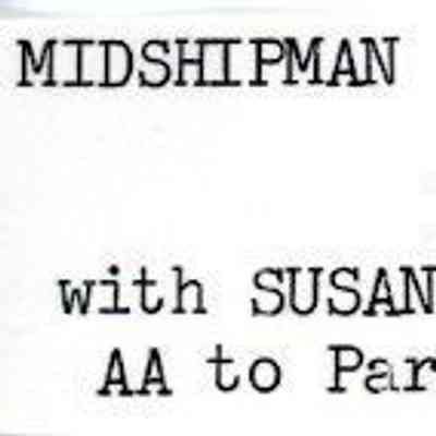 Caption, “Midshipman Carmen Graciela Melgarejo of Paraguay (’79-’80) with Susan Gibb, SDHS, AA to Paraguay, ’84-’85,” Jan 1984