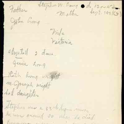 Note, Stephen Long
