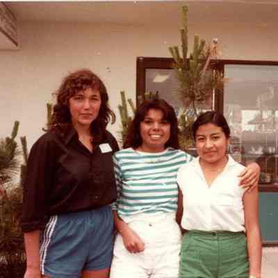 Photograph of Azy Durrer, Lilia Palamo and Rosario Daza