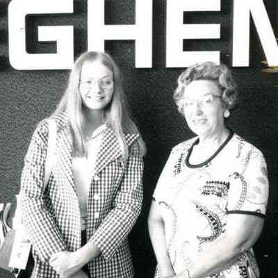 Photograph of Carolyn Stutsman and Lucile Taylor, Jun 1973