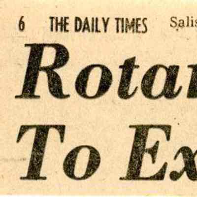 Newspaper clipping, “Rotary Plays Hosts to Exchange Students,” Apr. 1, 1978