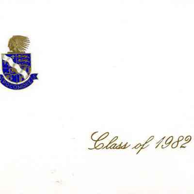 Invitation, Pocomoke High School Commencement, Rosario Jacqueline Daza, 1982