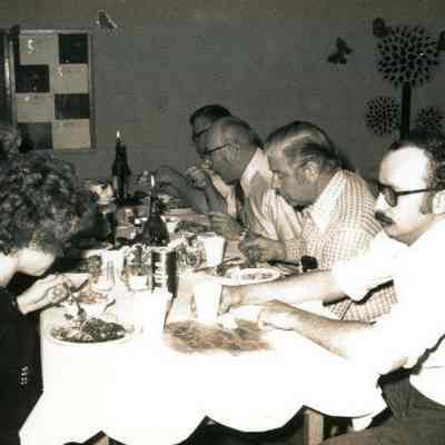Photograph from Spaghetti Dinner, Feb 1977