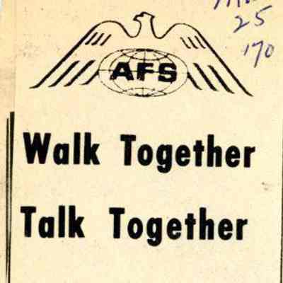 Newspaper clipping, “Walk Together Talk Together” by Joanne Mason, Mar. 25, 1970