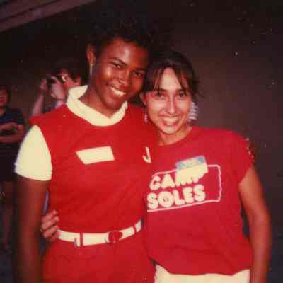 Photograph of Jackie Baine and Rita Barchetti, Jun 1984