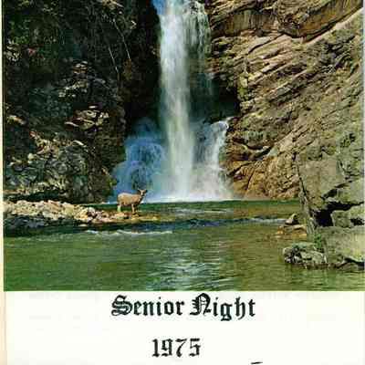 Program, Snow Hill High School Senior Night, May 1975