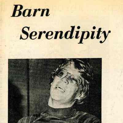 Newspaper clipping, “Barn Serendipity,” July 7, 1974