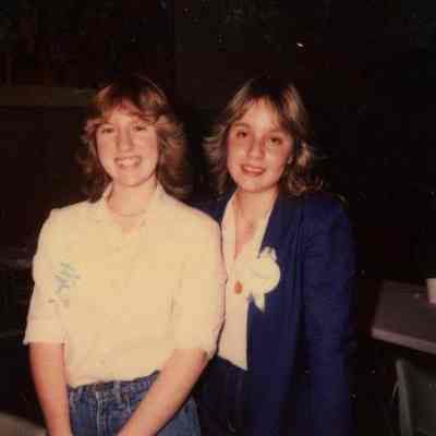 Photograph of Andrea Clayville and Soraya Rodriguez, 1981