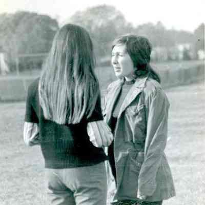 Photograph of Angela Sordano and unknown girl