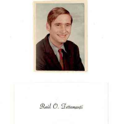 Commencement Invitation, Snow Hill High School, Raul Tettamanti, June 1969