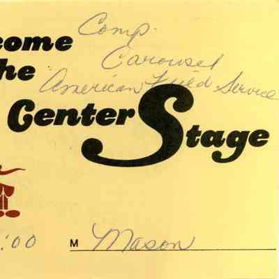 Paper, “Welcome to the Center Stage”
