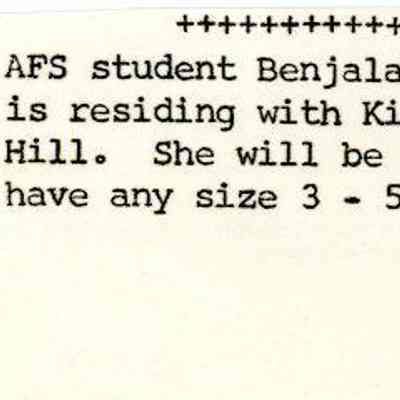 Church pamphlet clipping, Benjalak Huayrerai, Sep 1977