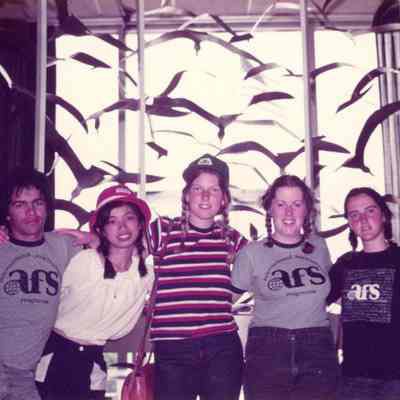 Photograph of AFS students