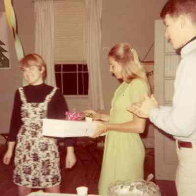 Photograph of Lee Shockley at party, 1969
