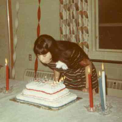 Photograph of Norma Martinez at AFS Party, Mar 1970