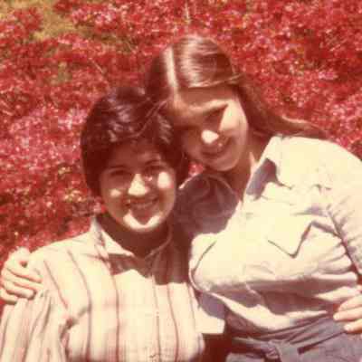 Photograph of Ghada Yashar and Daisy Hancock, 1975