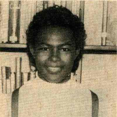 Newspaper clipping, Jacqueline Baine, Jan. 26, 1983