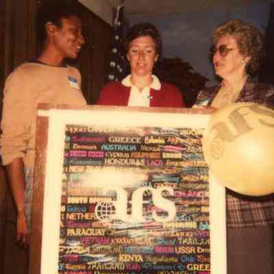 Photograph of Joanne Mason, Gwen Pemberton, and Ann Coates