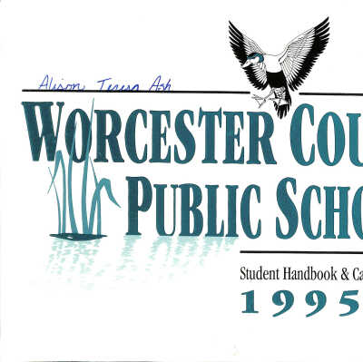 WCPS Student Handbook & Calendar of Events, 1995-1996