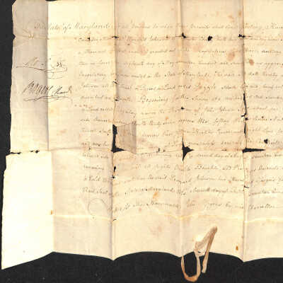 Land Record, Leonard Johnsons, 1775
