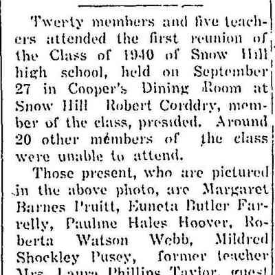 Caption of photo taken from digitized newspaper, no physical copy included in file.