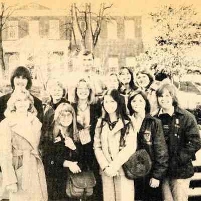 Newspaper clipping, AFS students in Annapolis, Mar. 9, 1978
