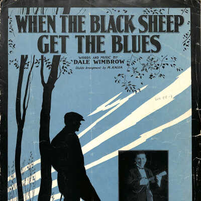 Sheet Music, When the Black Sheep Get the Blues, 1926