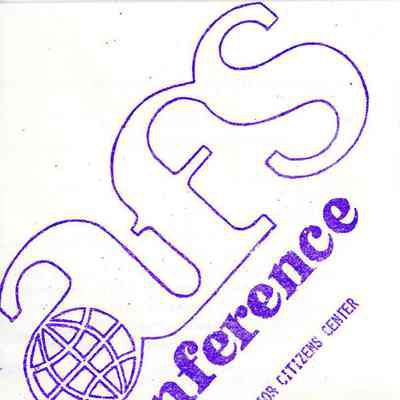 Program, AFS Fall Conference, Oct 1982