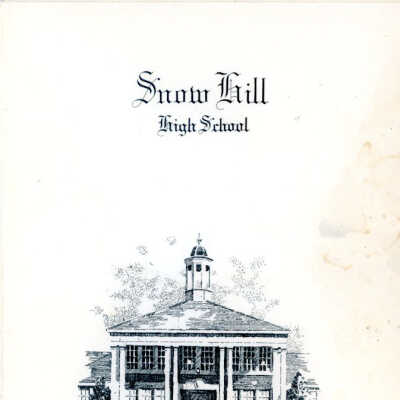 Commencement Invitation, Snow Hill High School, Charlotte Ann Warren, 1948