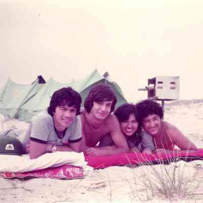 Photograph from AFS Orientation, Students including Carolina Cayuela, 1979