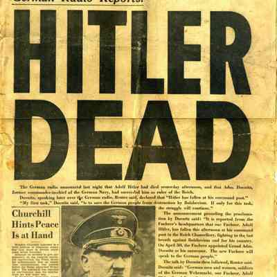 Hitler Dead 1945