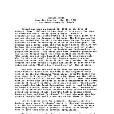 Family History - Hertz