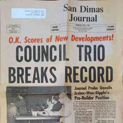 San Dimas Political History (Narrative)