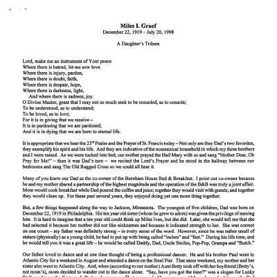 Family History - Graef