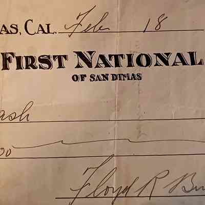 1932 Gag Check