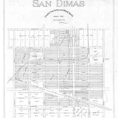 San Dimas Street Map