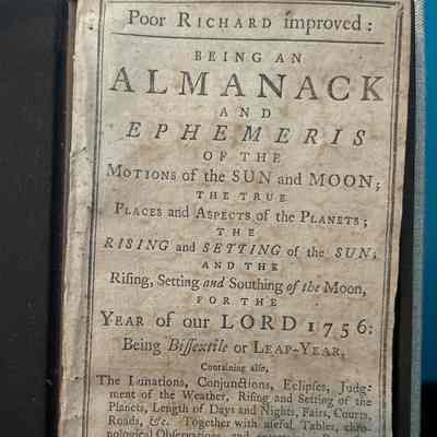 Poor Richard Improved- 1756