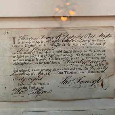 Pennsylvania Hospital - Promissory Notes