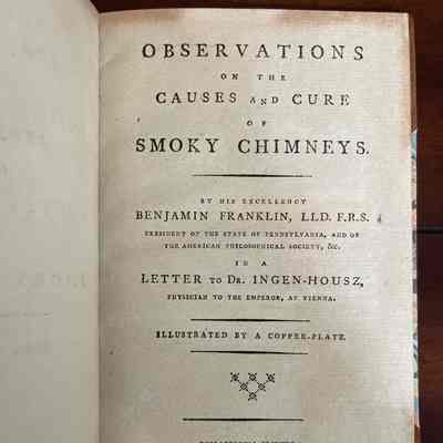 Observations on the Causes and Cure of Smoky Chimneys.