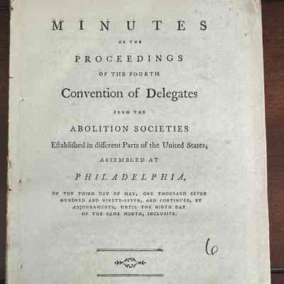 (ABOLITION SOCIETIES)